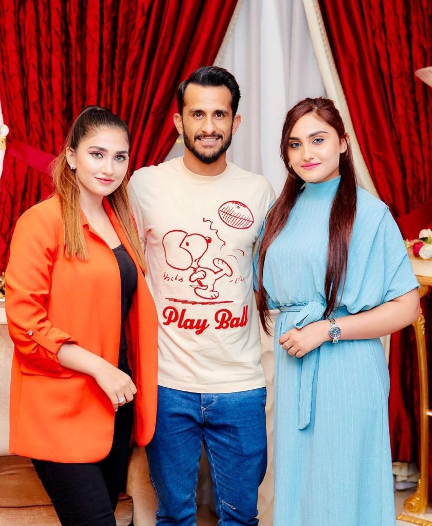 Hassan Ali New Family Pictures With In-laws From India