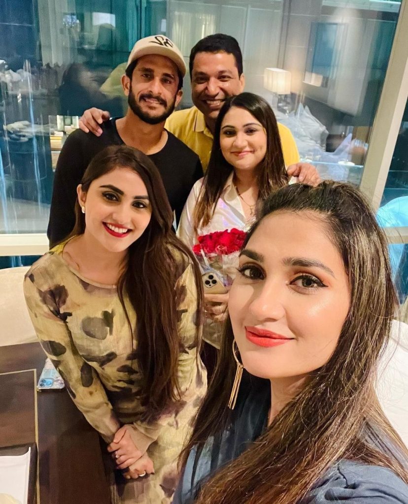 Hassan Ali New Family Pictures With In-laws From India