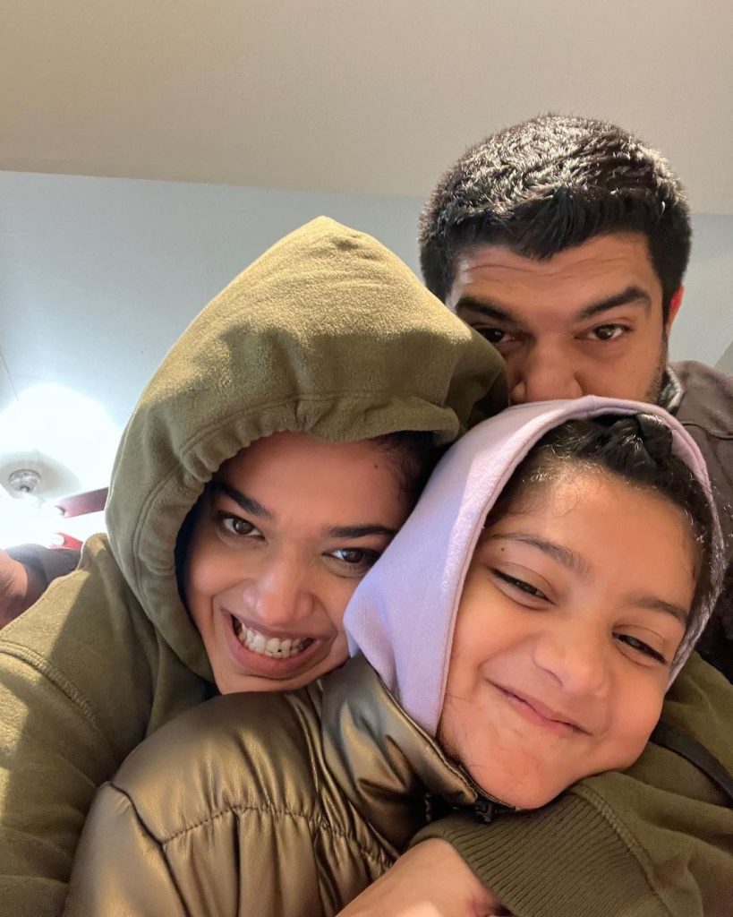 Sanam Jung New Adorable Family Clicks From USA