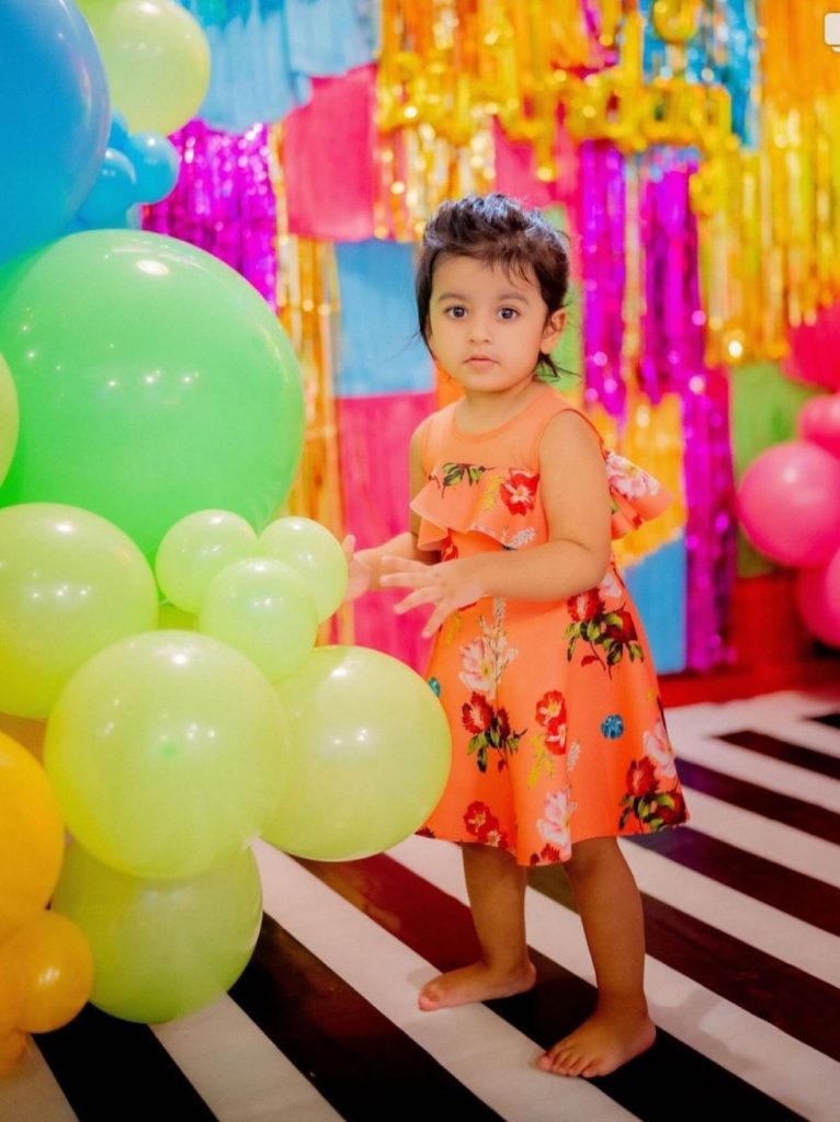 Sarah Khan & Falak Shabir Celebrate Alyana's Second Birthday