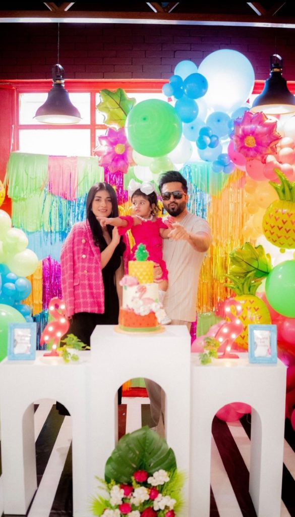 Sarah Khan & Falak Shabir Celebrate Alyana's Second Birthday