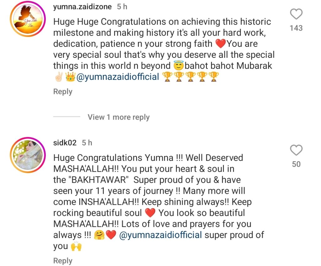 Yumna Zaidi Big Win At LSA Makes Fans Ecstatic