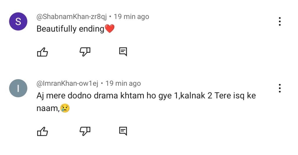 Tere Ishq Ke Naam Last Episode - Fans Praise The Ending