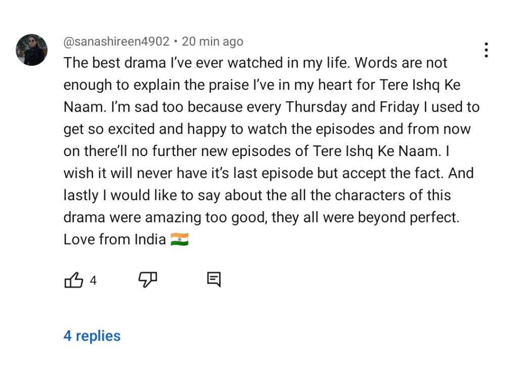 Tere Ishq Ke Naam Last Episode - Fans Praise The Ending