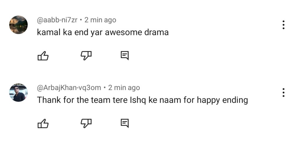 Tere Ishq Ke Naam Last Episode - Fans Praise The Ending