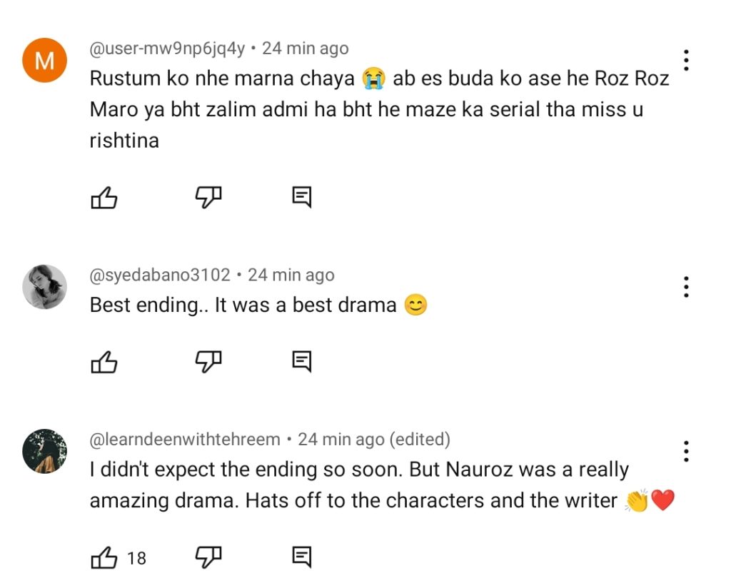 Nauroz Last Episode - Rustam's Ending Disappoints Fans