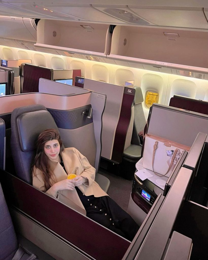 Urwa & Farhan's Beautiful Pictures From Luxury Flight To Dallas