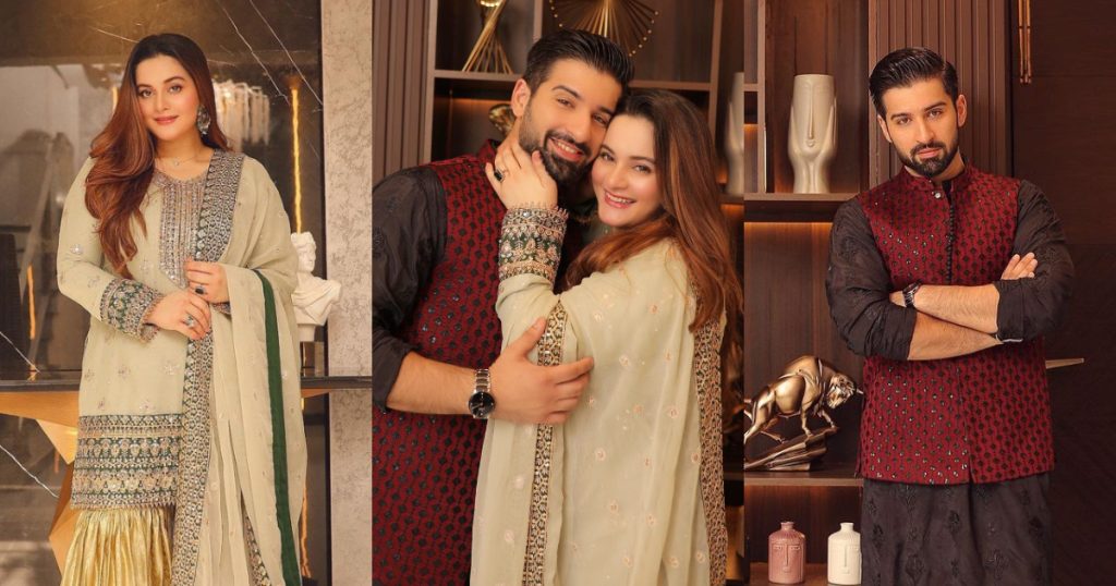 Aiman Khan And Muneeb Butt Latest Beautiful Clicks