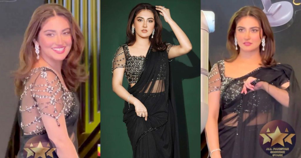 Hiba Bukhari Under Fire For Revealing Saree In LSA 2023