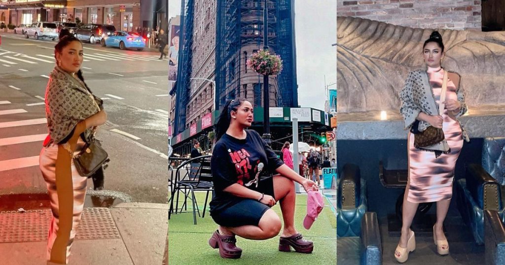 Mathira Puts A Stylish Foot Forward In NYC