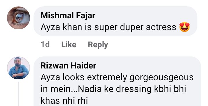 Netizens Criticize Nadia Khan On Ridiculing Ayeza's Style