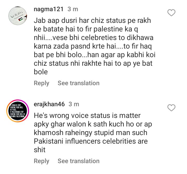 Nauman Ijaz Thinks Solidarity Posts For Palestine Are Show Off