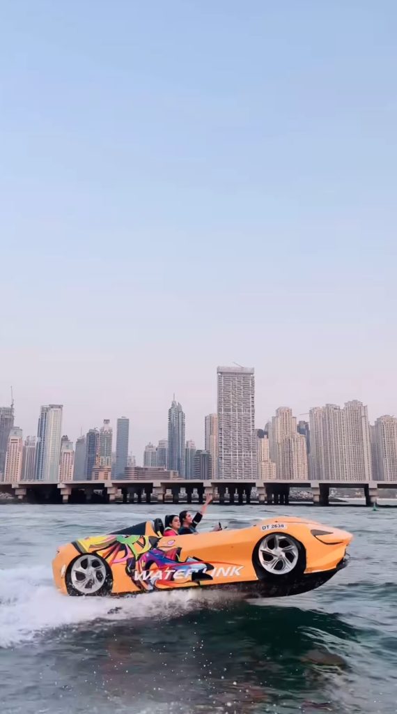 Nimra Khan & Yashma Gill Jet Car Ride Experience In Dubai