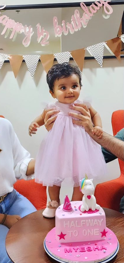 Rabab Hashim Celebrates Six Months Of Her Daughter