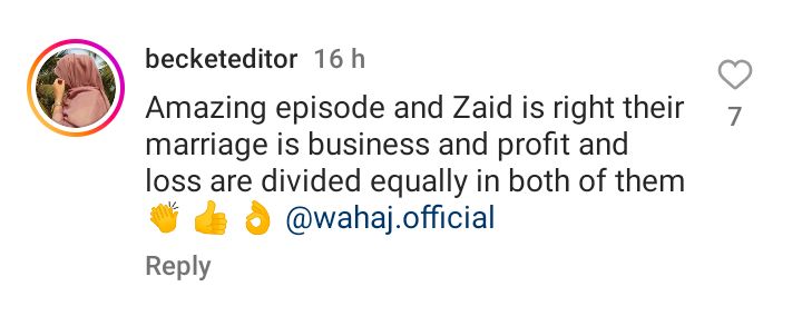 Mein Episode 12- Zaid's Beahviour Divides Fans