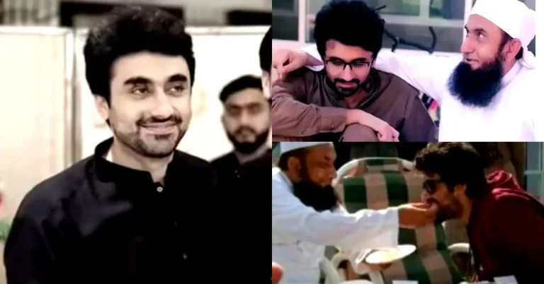 Heartwarming Pictures Of Maulana Tariq Jamil With His Late Son