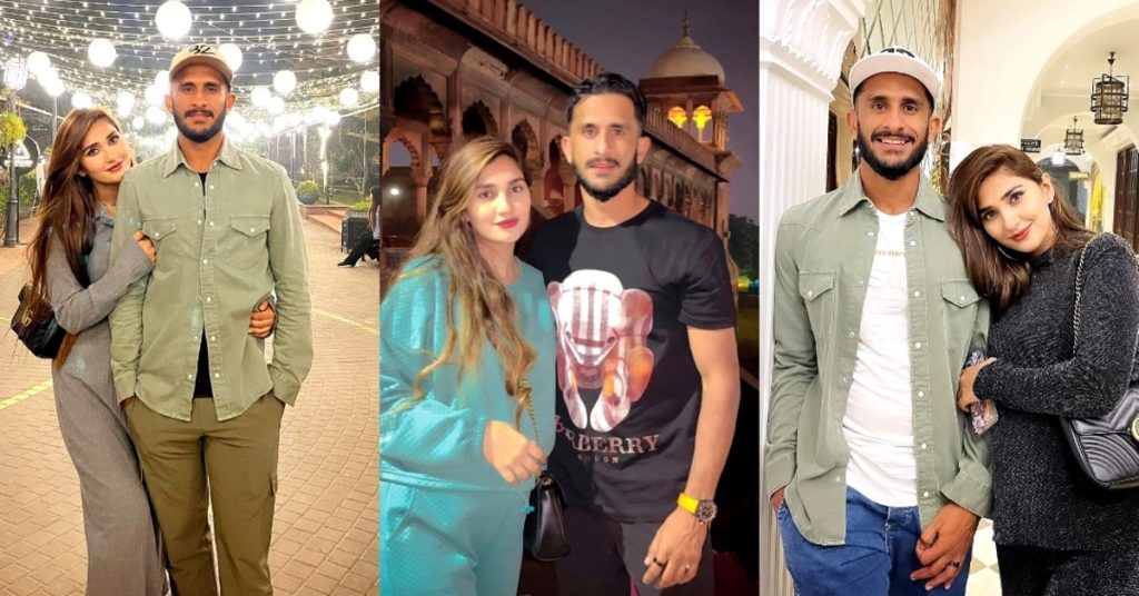 Hassan Ali New Pictures With Wife Samyah From India