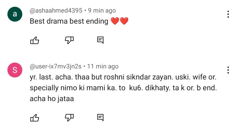 Pyari Nimmo Last Episode Public Reaction