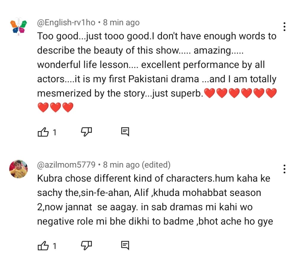 Jannat Se Aagay Last Episode - Viewers Praise Brilliant Ending