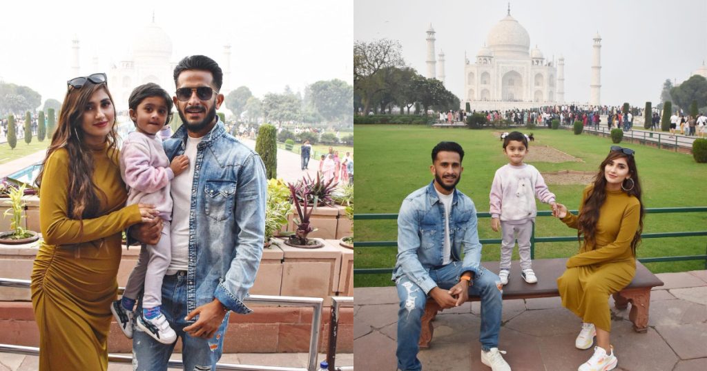 Hassan Ali Visits Taj Mahal With Family