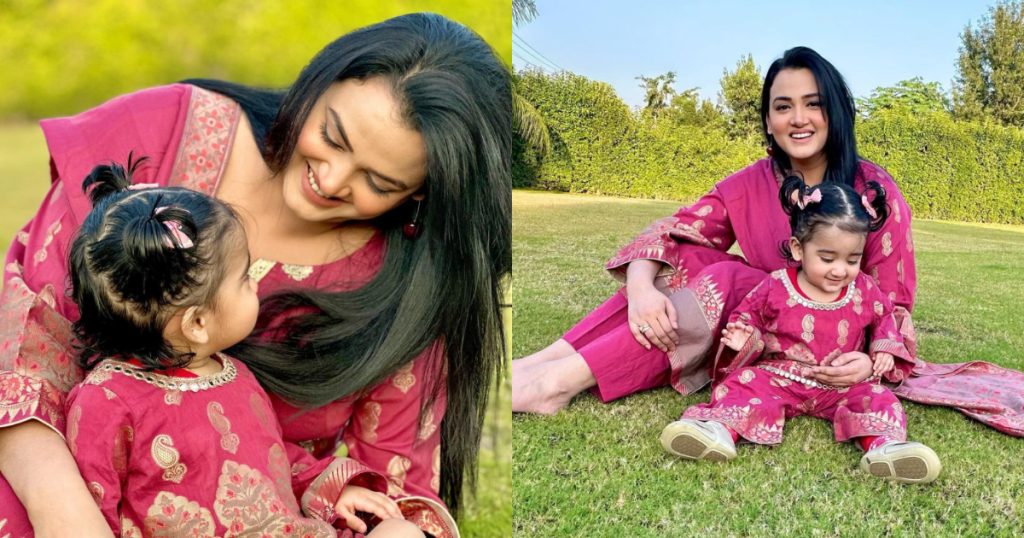 Kiran Tabeir Beautiful Clicks With Daughter Izzah