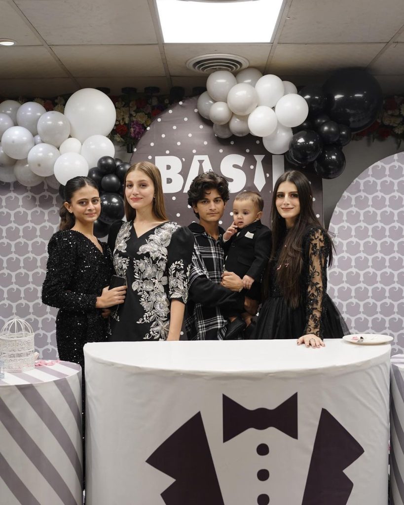 HD Pictures of Maaz Safder's Family From Son Basil's Birthday