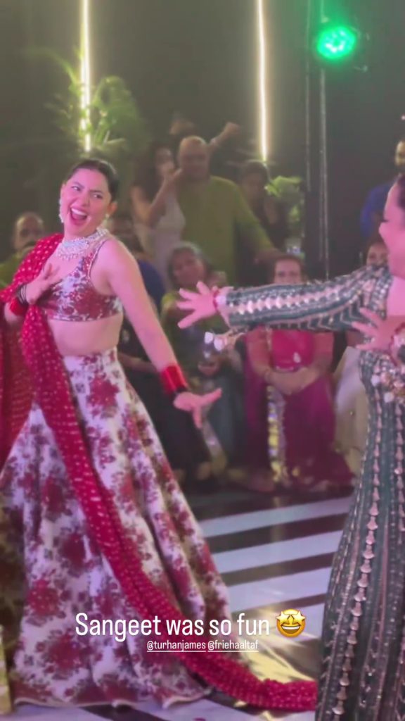 Mahira Khan Dances At Turhan James Wedding