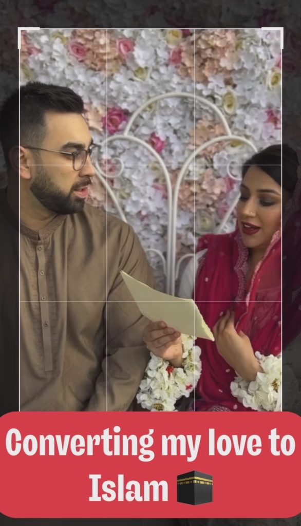 Pakistani Influencer Converts Future Husband To Islam