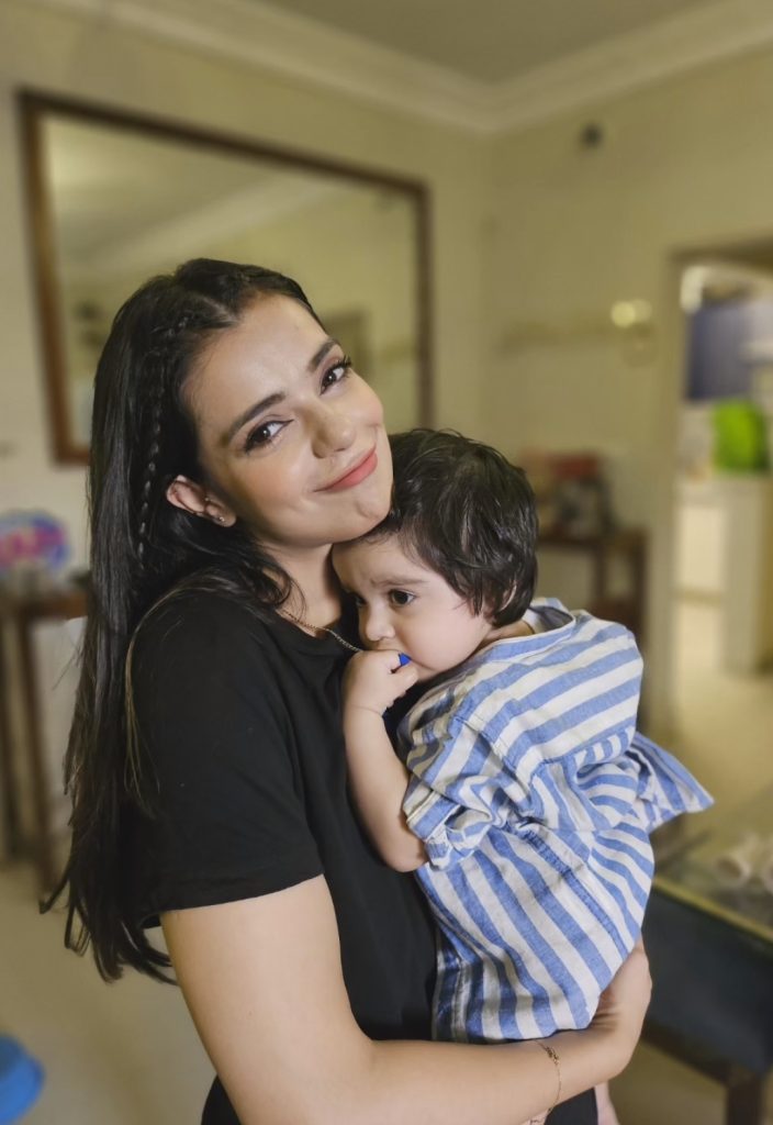 Srha Asghar's Heartwarming Pictures With Cute Son Ehaan