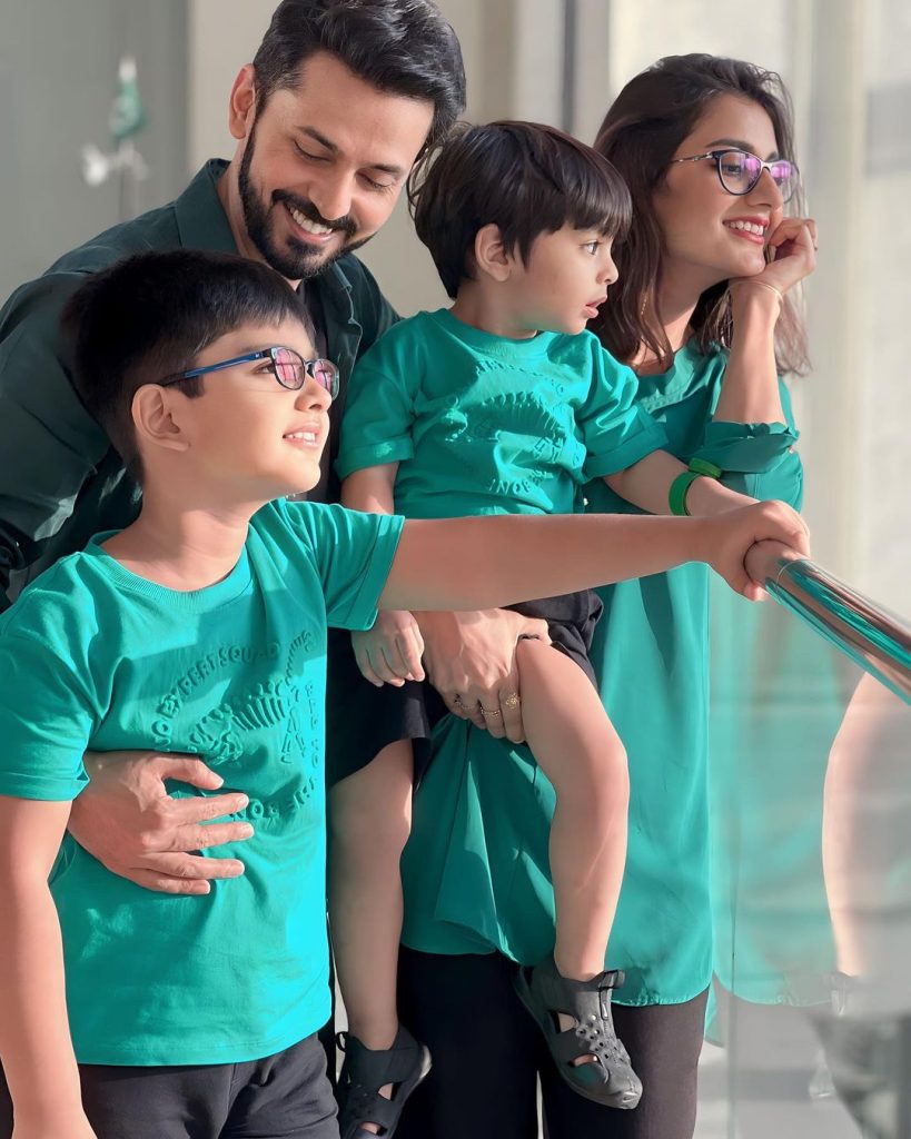 Bilal Qureshi & Uroosa Qureshi New Adorable Family Clicks