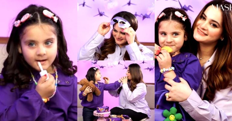 Aiman Khan & Amal’s Cutest Mother Daughter Challenge Video