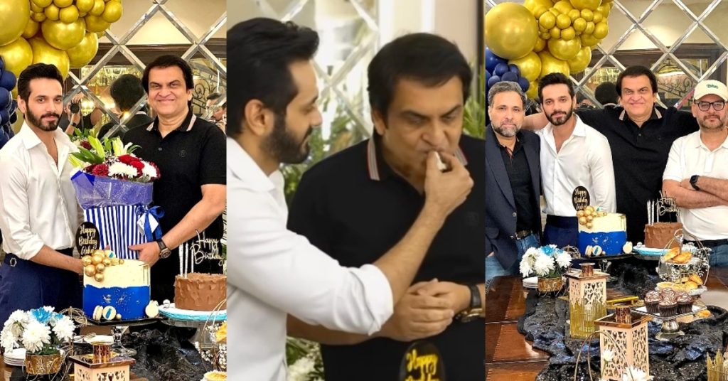 Wahaj Ali Celebrates His Birthday With Tere Bin Producers