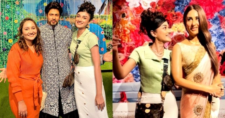 Actress Rehma Zaman Pictures From Madame Tussauds Studio Dubai