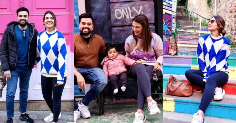 Rabab Hashim New Pictures With Family From Turkey