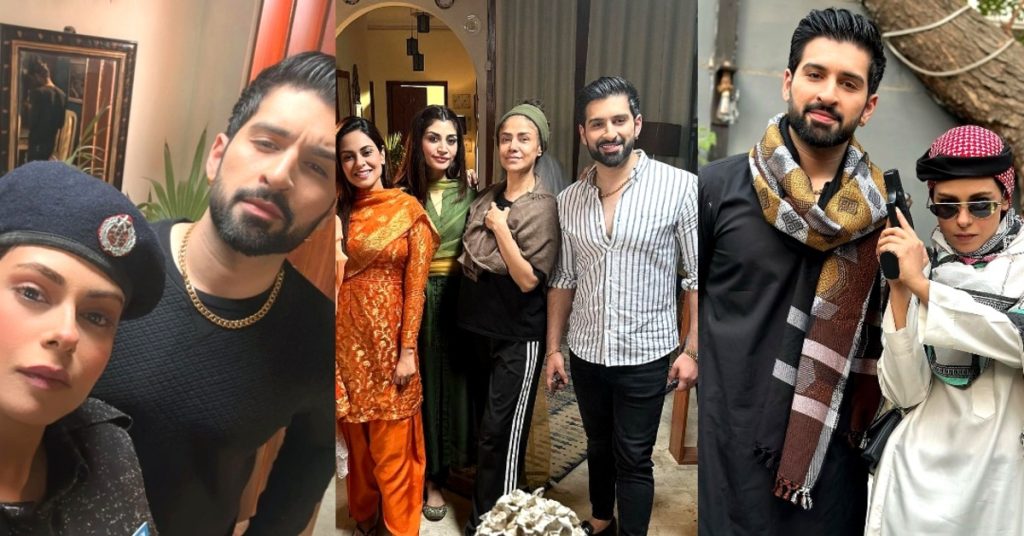 Muneeb Butt & Amar Khan Upcoming Drama Details & Bts Pictures