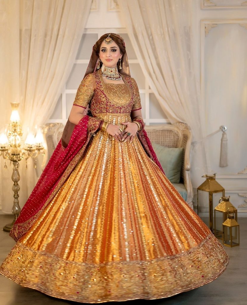Gorgeous Bridal Photoshoot Of Jannat Mirza | Reviewit.pk