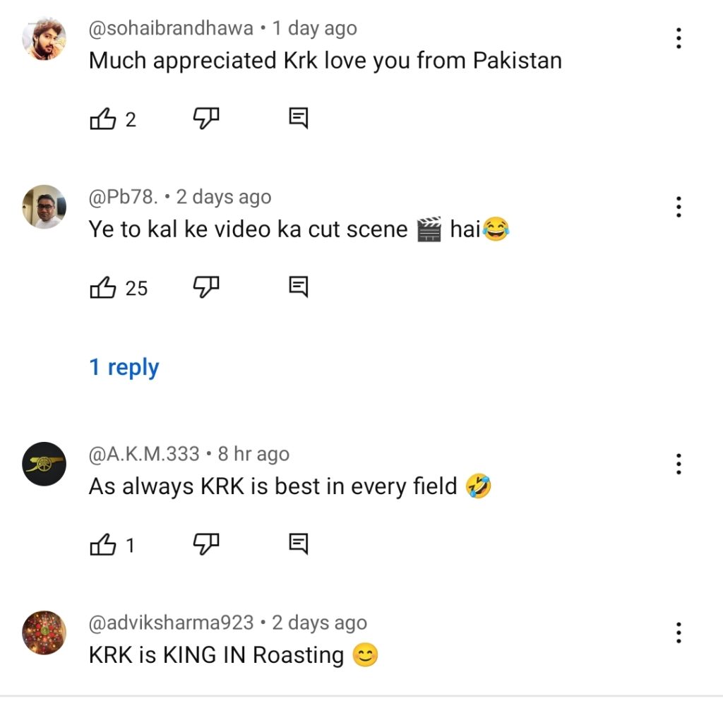 Indian Film Critic KRK Bashes Badshah For Dating Hania Aamir
