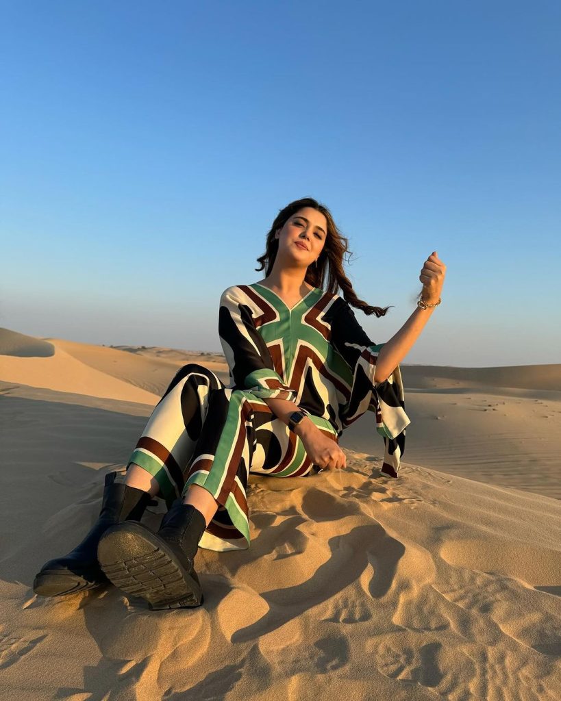 Kanwal & Zulqarnain Share Reels & Pictures From Desert Safari