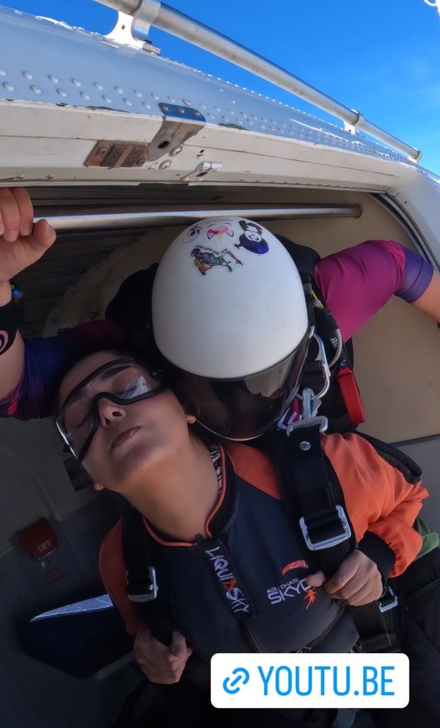 Kanwal Aftab & Zulqarnain's Sky Diving Experience In Abu Dhabi