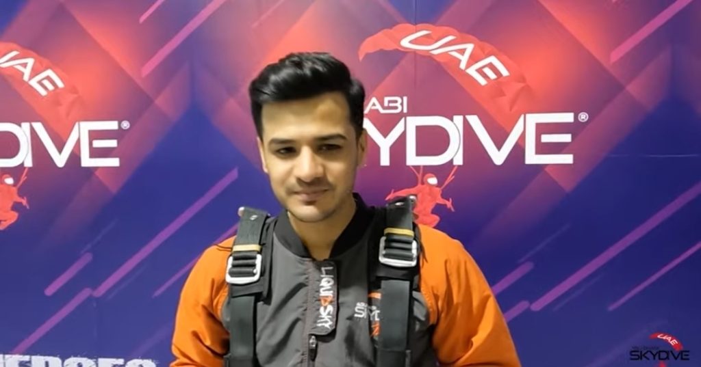 Kanwal Aftab & Zulqarnain's Sky Diving Experience In Abu Dhabi