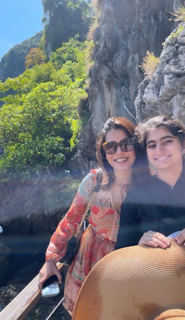 Mansha Pasha Vacationing With Her Family