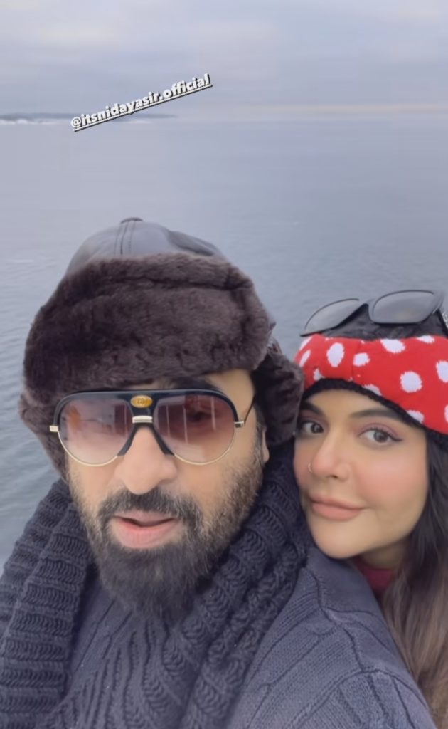 Nida Yasir & Yasir Nawaz Enjoying Christmas Happenings In Finland