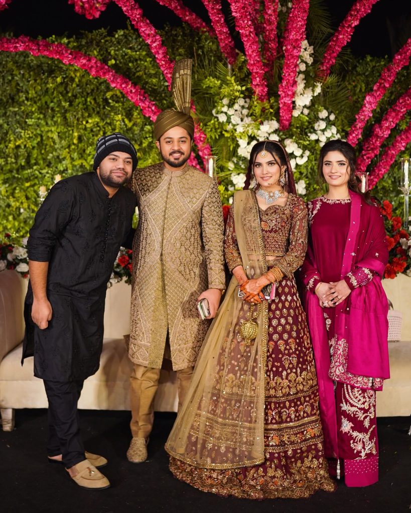 Aroob Jatoi And Ducky Bhai At Iqra Kanwal's Reception