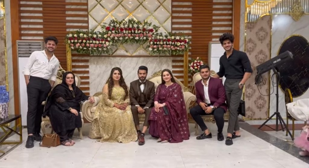 Aiman Khan Pictures From A Family Wedding