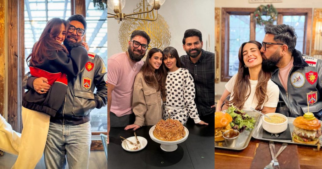 Iqra Aziz And Yasir Hussain Celebrate 4th Anniversary In USA