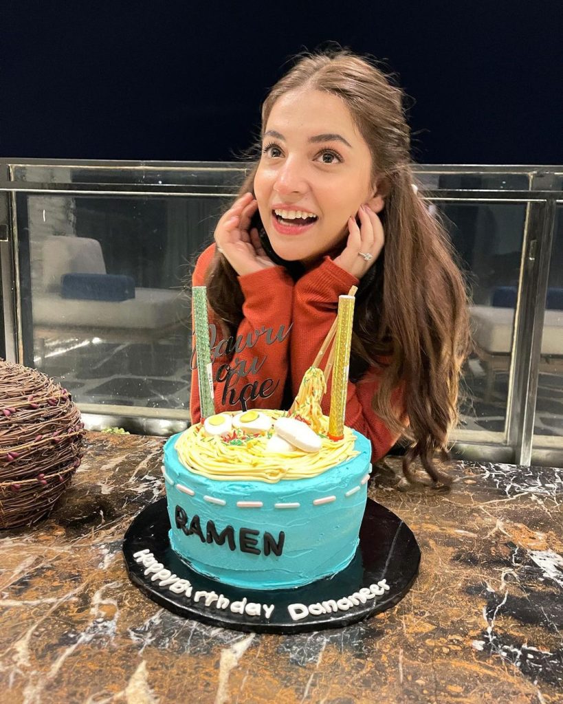 Dananeer Mobeen Celebrates Her Birthday With Ramen Cake