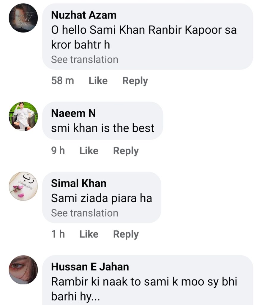 Hira Mani Compares Sami Khan To Ranbir Kapoor- Public Disagrees