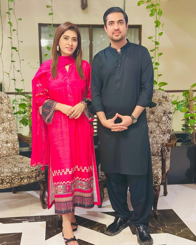 Anchor Aroosa Khan Confirms Marriage To Iqrar ul Hassan