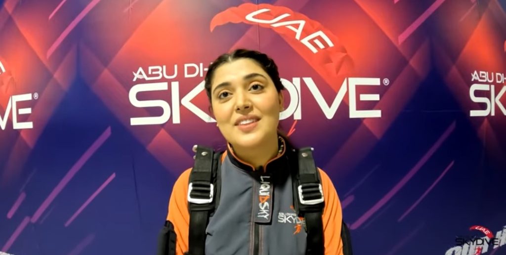 Kanwal Aftab & Zulqarnain's Sky Diving Experience In Abu Dhabi