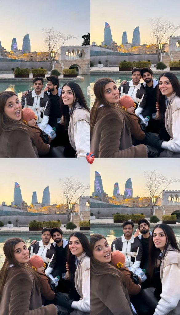 Kanwal Aftab's New Pictures From Baku Trip with Husband